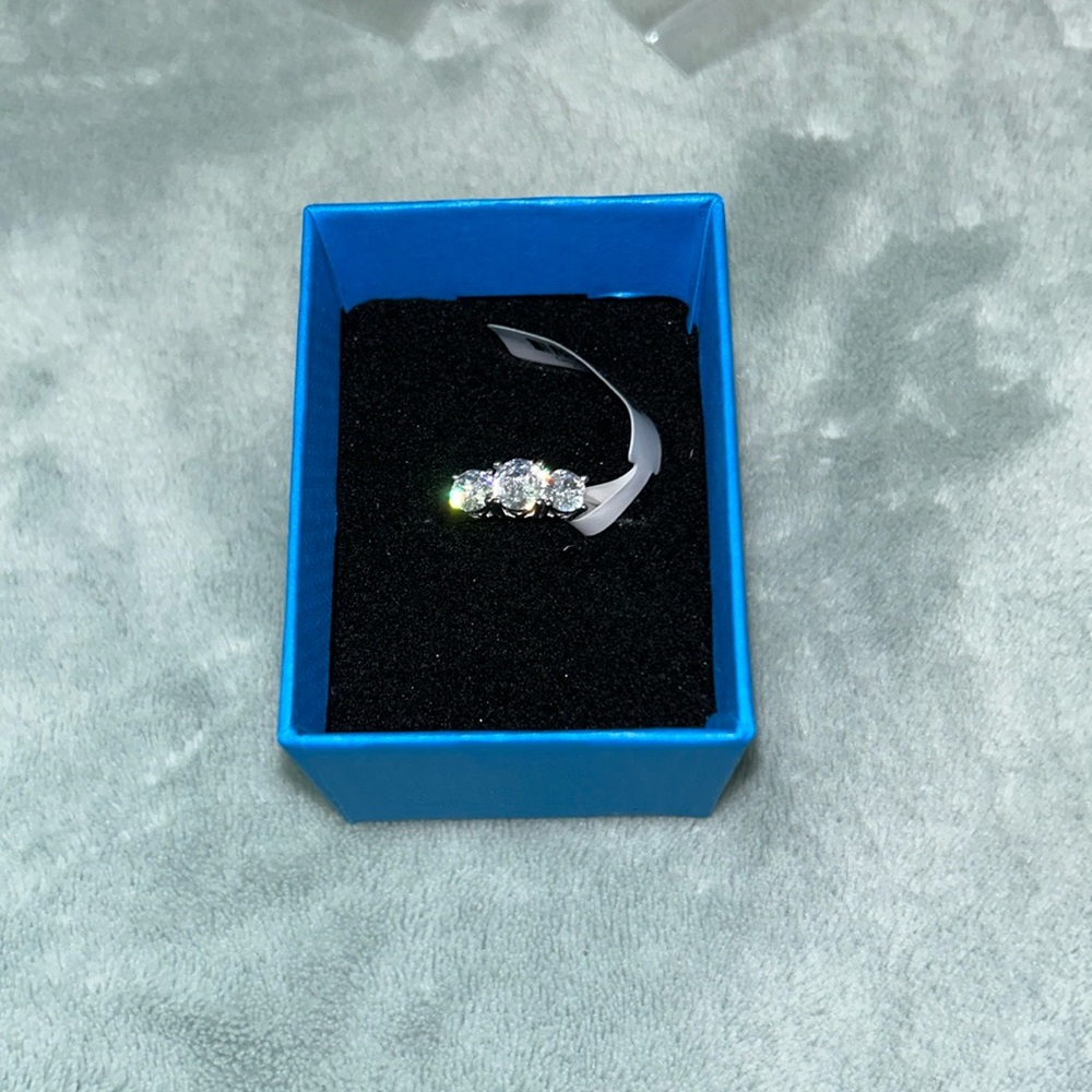 SS Cubic Zirconia Ring